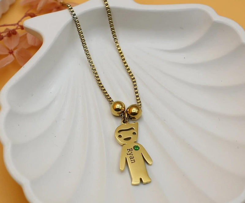 Personalized Pendant Necklace N252 - TUZZUT Qatar Online Shopping