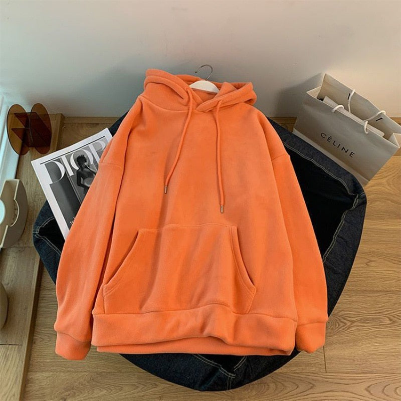 Women's Long Sleeve Solid Color Hoody 483823 - M Women's Long Sleeve Solid Color Hoody 483823 - M