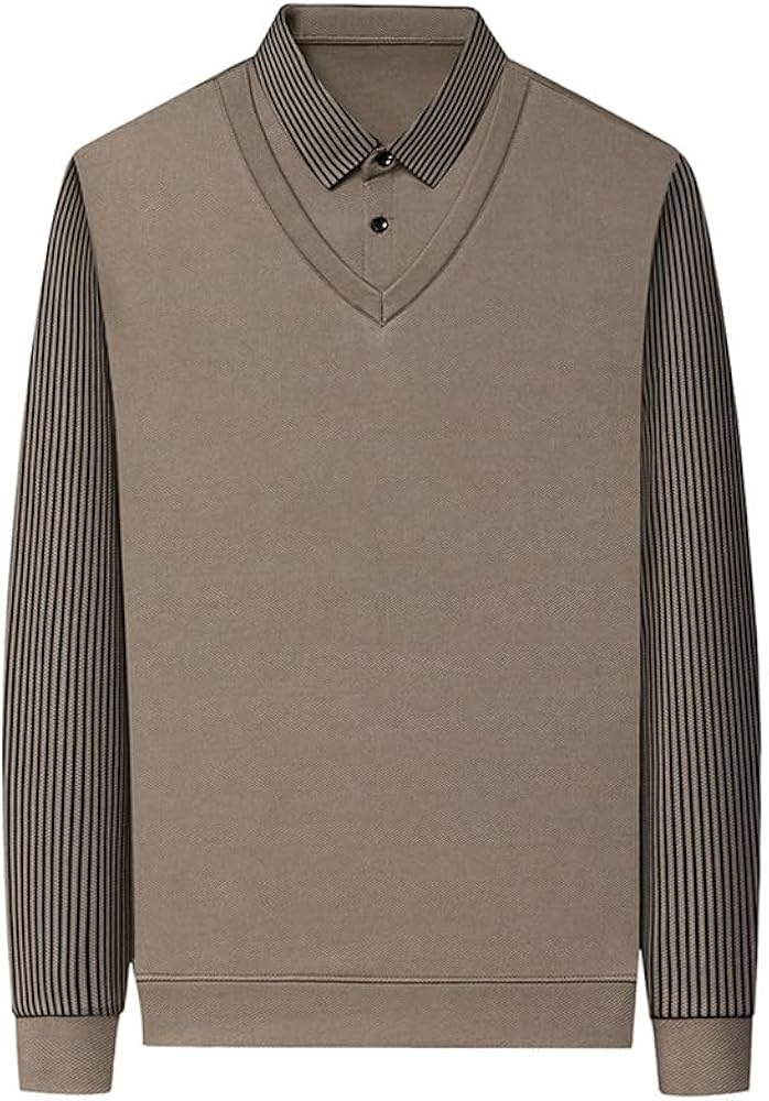 Men's Lapel Long Sleeve Pullover Sweater S3038761 Men's Lapel Long Sleeve Pullover Sweater S3038761