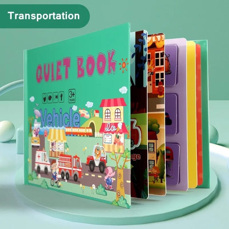 Busy book for kids, children to develop learning skills book