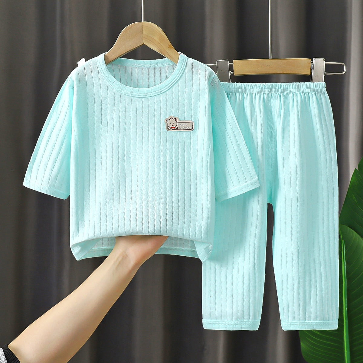 2 Pcs Boys Pajama Sets 401509
