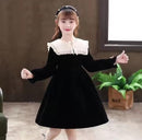 Girls Lace Dress Long Sleeve Dresses   488511 - TUZZUT Qatar Online Shopping