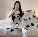 Women's 3pcs Disney Mickey Mouse Minnie Pajamas    1569898 - TUZZUT Qatar Online Shopping