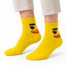 1Pair Women’s Yellow Duck-Face Socks S3091783