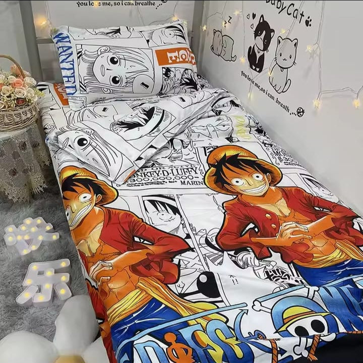 ONE PIECE Printed Bedding Set Duvet Cover Set Comforter Cover 3 Pieces Cover 450681 ONE PIECE Printed Bedding Set Duvet Cover Set Comforter Cover 3 Pieces Cover 450681