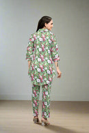 Women's Cotton Polyester Mix Fabric Printed Night suit Pajama Co-Ord Set - VKT1100 - TUZZUT Qatar Online Shopping