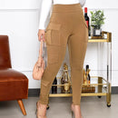 Women's Solid Color Pant L 360765 - TUZZUT Qatar Online Shopping