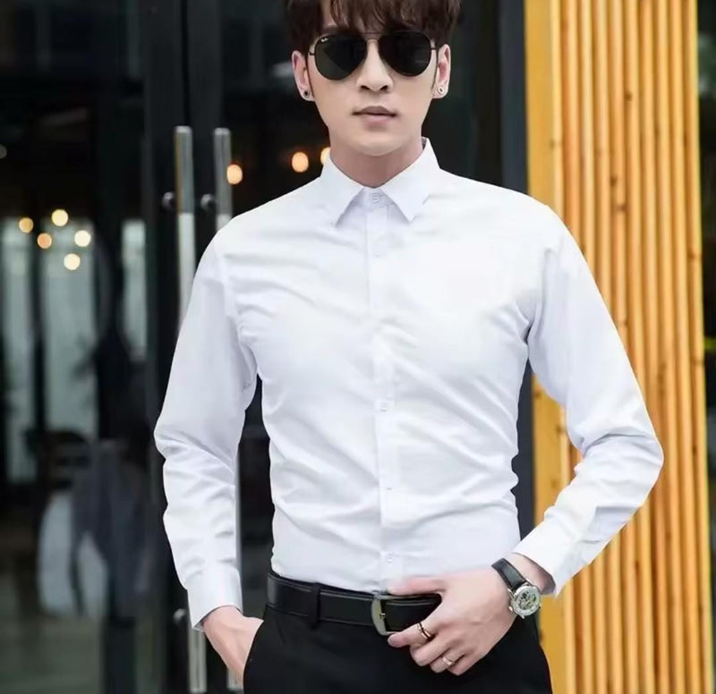 Men's Warm Long Sleeve Slim Fit Shirt   C1-7 - TUZZUT Qatar Online Shopping