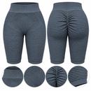 Women's High-Waist Textured Butt-Lift Shaping Short KL-12