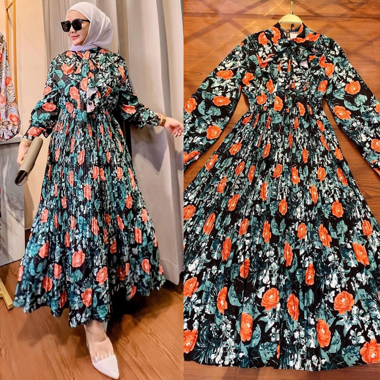 Women's Long Sleeve Modest Fashion Dress S 446283 Women's Long Sleeve Modest Fashion Dress S 446283