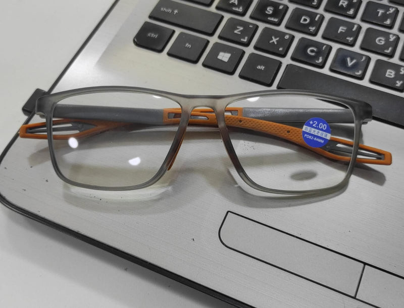 Silicone Sports Reading Glasses +2.00 RG1001 - TUZZUT Qatar Online Shopping