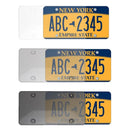 2PCS Universal Tinted Smoked License Plate Tag Shield Cover and Frame - TUZZUT Qatar Online Shopping