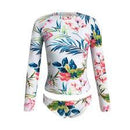 WREESH Women's Small Fresh Conservative Long Sleeves Split Swimsuit Bikini 214513 - TUZZUT Qatar Online Shopping