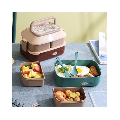 New Storage Freshness Clear Boy Square Girl Stackable Custom Print Lunch Box For Children S4372162 - Tuzzut.com Qatar Online Shopping