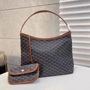 Large Capacity Faux Leather Hobo Tote Bag S5081560 - TUZZUT Qatar Online Shopping