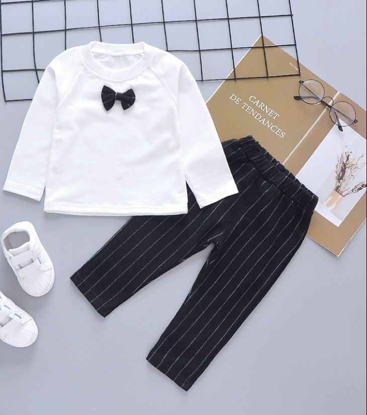 Boys 3-Pieces Set Suit Tie Clothes 253455 (90cm)