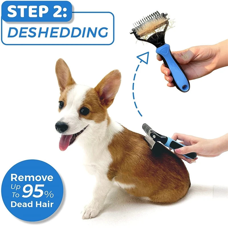 2 in 1 Professional Pet Grooming Tool 2 in 1 Professional Pet Grooming Tool