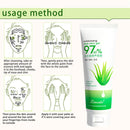 Lencolor Aloe Vera Gel Moisturizing Soothing Gel Cream 100g For Sunburn, Dry Skin, Acne, Irritation - TUZZUT Qatar Online Shopping