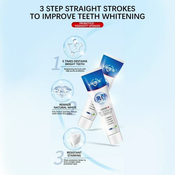 Probiotic Rapid Brightening Whitening Toothpaste Mint And Refreshing - 100g Probiotic Rapid Brightening Whitening Toothpaste Mint And Refreshing - 100g