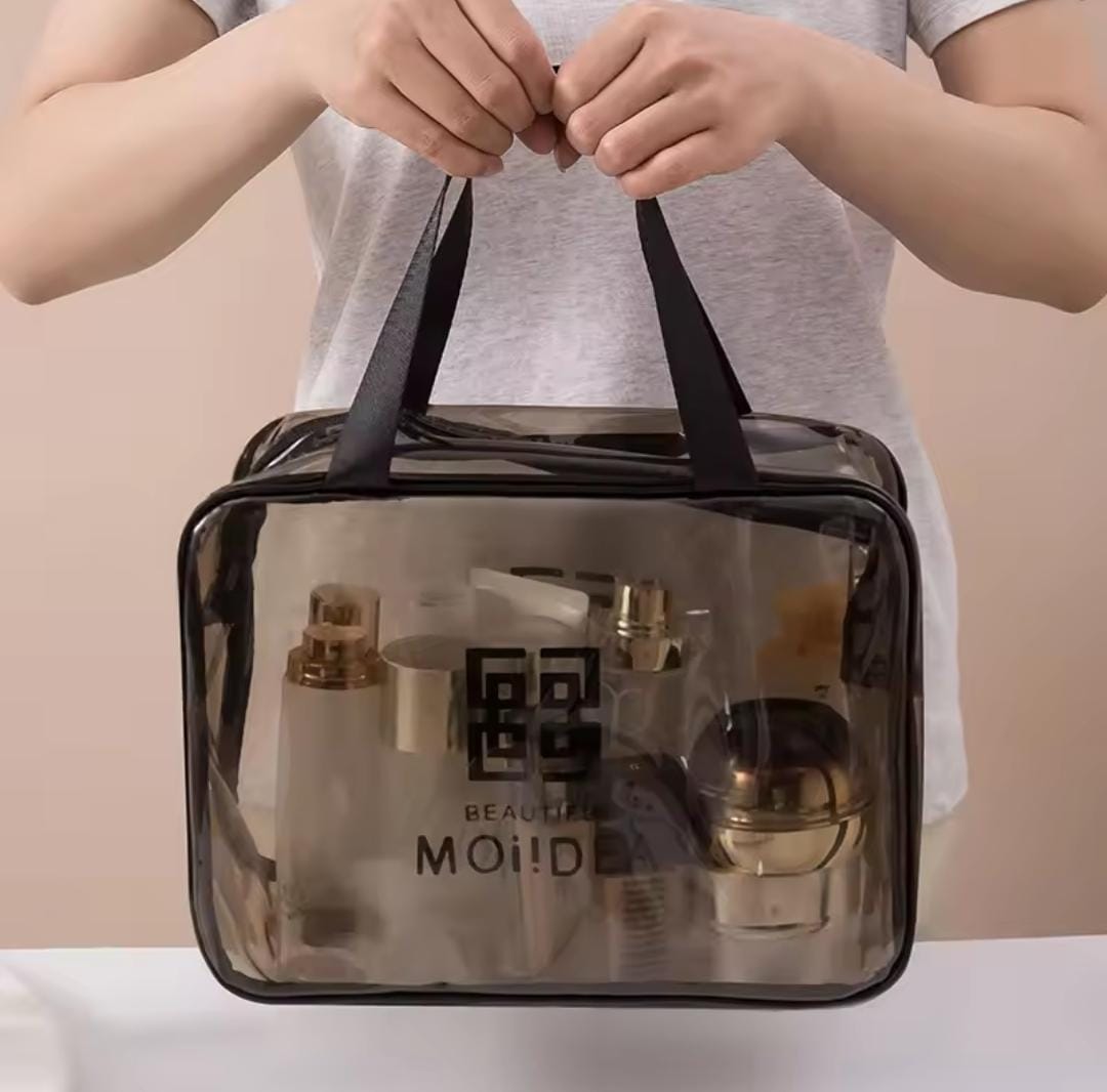 Portable Cosmetic Transparent Double Handle Bag S2328690 Portable Cosmetic Transparent Double Handle Bag S2328690