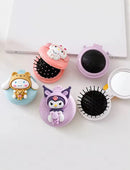 Makeup Mirror Hello Kittys Massage comb 1530730 - TUZZUT Qatar Online Shopping