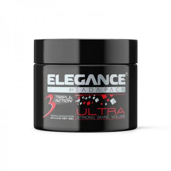 Elegance Triple Action Red Hair Gel 500ml - Professional Use By SADAPACK