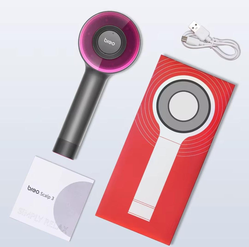 BREO Scalp Trilogy Massager  Scalp 3 - TUZZUT Qatar Online Shopping