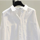 Women's Long Sleeve Solid Color Shirt 549328 XL - TUZZUT Qatar Online Shopping