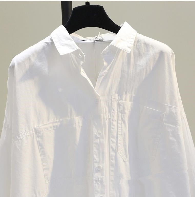 Women's Long Sleeve Solid Color Shirt 549328 XL Women's Long Sleeve Solid Color Shirt 549328 XL