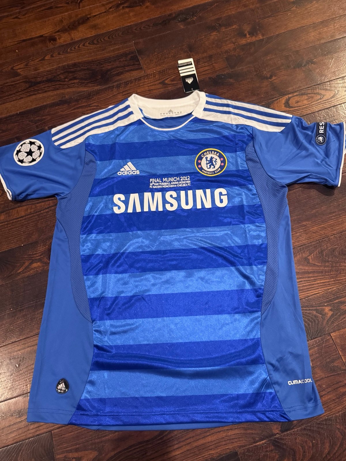 Chelsea 2012 Champions League Final Retro Jersey B55298 Chelsea 2012 Champions League Final Retro Jersey B55298