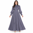 Women’s Slate Grey High-Neck Maxi Dress SDR 4013 - M