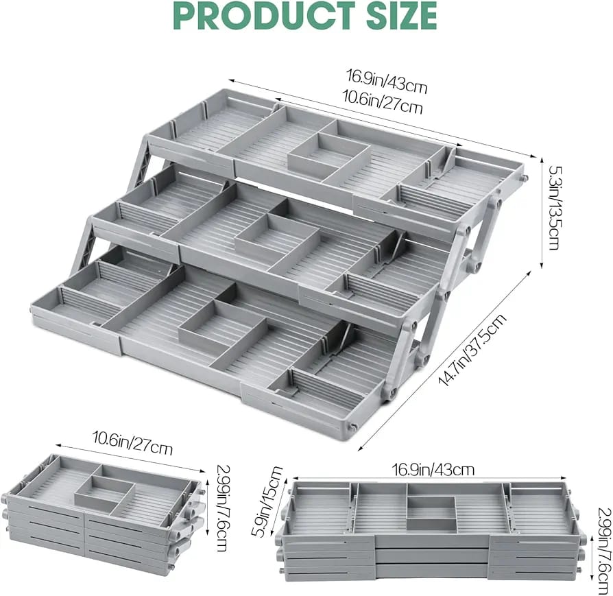Multi-Level Drawer Organizer B-383023 Multi-Level Drawer Organizer B-383023