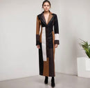 Leather Jacket winter Long Windbreaker Coat 173731 - TUZZUT Qatar Online Shopping