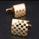 Premium gold Cufflinks brand new fashion jewelry XK19S00 - TUZZUT Qatar Online Shopping