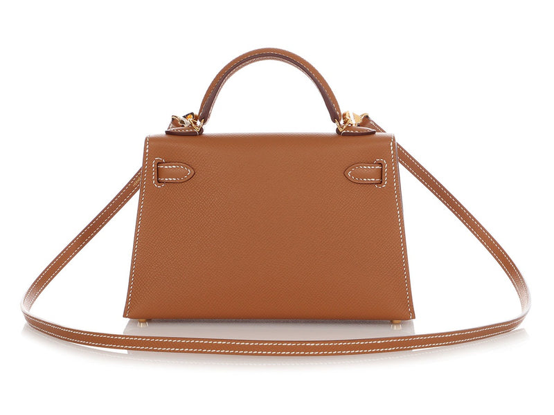 Luxury Gold Epsom Leather Mini Kelly H6056 - TUZZUT Qatar Online Shopping