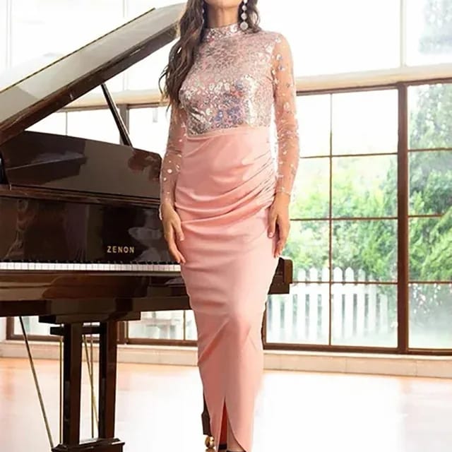Body Con Dress Long Sleeve Foreign Trade Women's Fashion Sexy Slim Hip Ball Dress Elegant Long Party Dresses K1N2YO Body Con Dress Long Sleeve Foreign Trade Women's Fashion Sexy Slim Hip Ball Dress Elegant Long Party Dresses K1N2YO