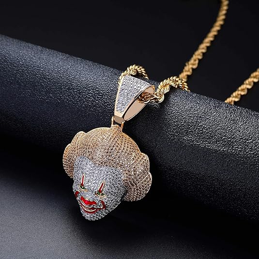 Iced Out Necklace Rope Chain DN2090 Iced Out Necklace Rope Chain DN2090