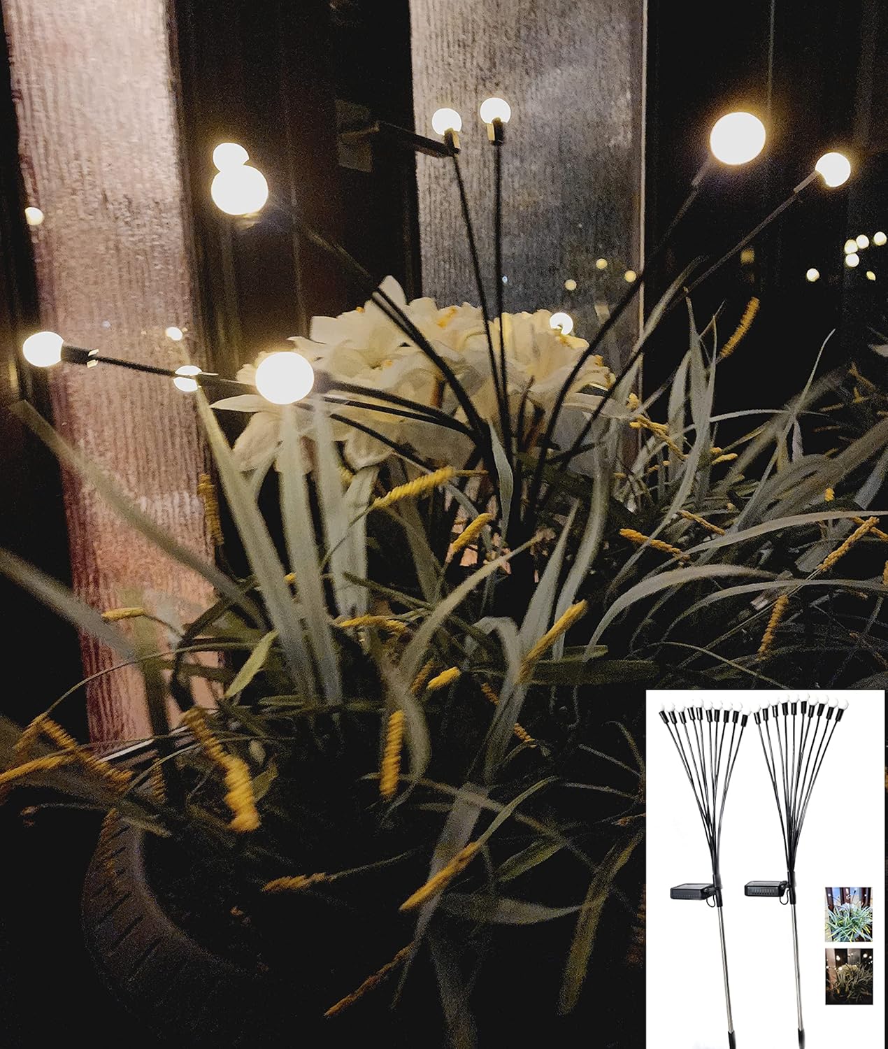 2 Pcs Solar Garden Lights B-382478 2 Pcs Solar Garden Lights B-382478