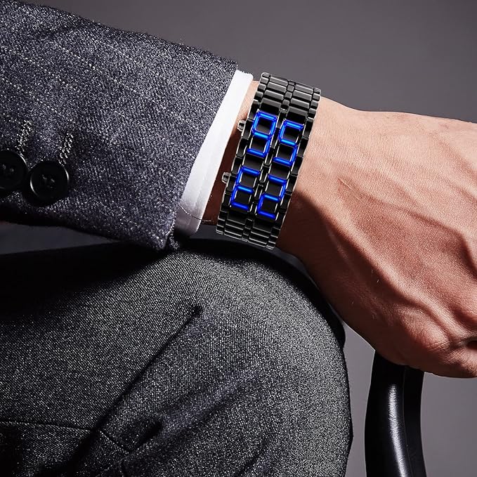 Black Bracelet Digital Watch DW0085 Black Bracelet Digital Watch DW0085