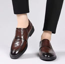 Toucilion Leather Flat Business Shoes 8716 - TUZZUT Qatar Online Shopping