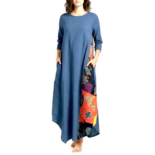 Women's New Trend Print Long Dress 1214575