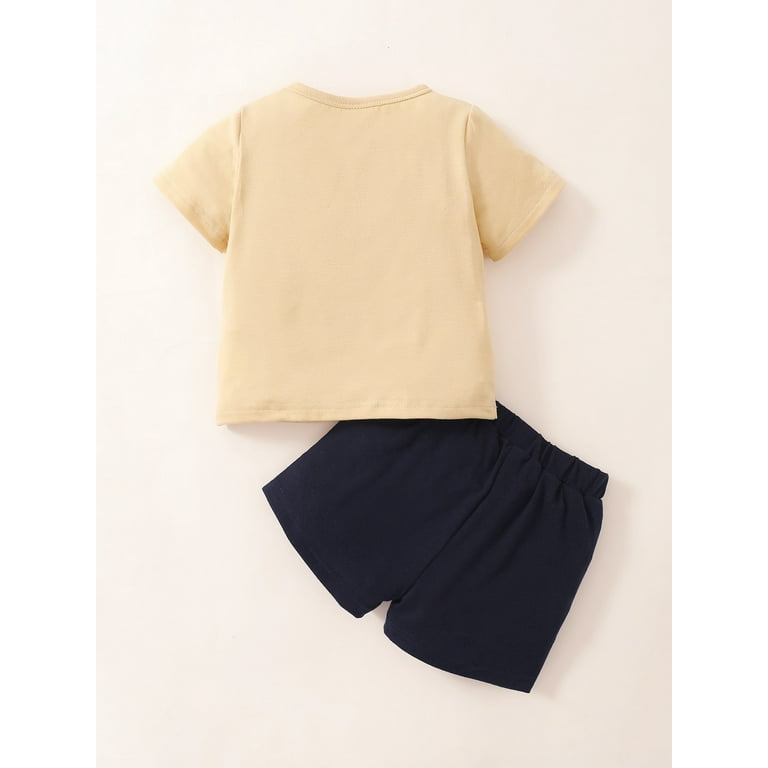 Baby Summer Short Sleeve Top Shorts 2PCS Set   1451990 - TUZZUT Qatar Online Shopping