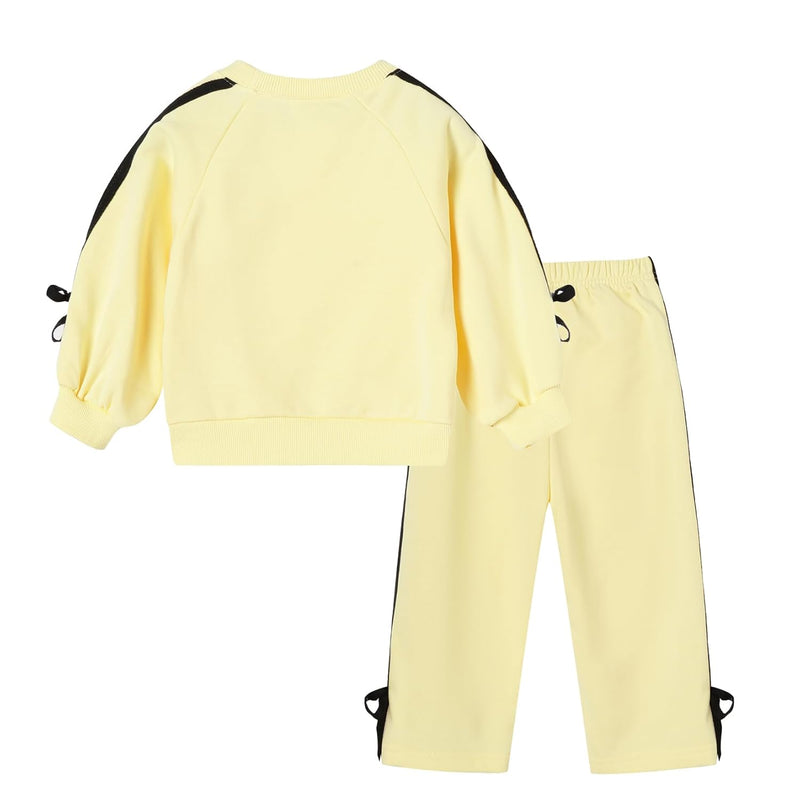 LittleSpring Girls Long Sleeve Clothing Set Sweatshirt and Pants Outfit 1765600 - TUZZUT Qatar Online Shopping