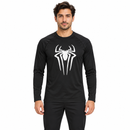 Men’s Black Spider Graphic Long-Sleeve Top SPM23131 - M