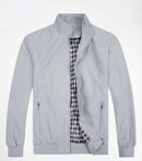 Men Zip Up Slant Pocket Jacket   T491077 - TUZZUT Qatar Online Shopping