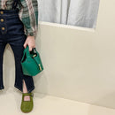 Kid's Girls Buckle Solid Color Handbags  540701 - TUZZUT Qatar Online Shopping