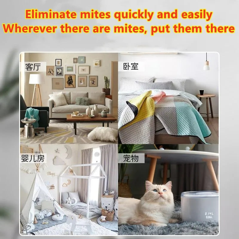 10 Bag Dust Mites Killer Natural Mite Eliminator Pouch for Home Bed Sheet Pillow Couch Bedding Carpet Cushion - Tuzzut.com Qatar Online Shopping