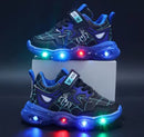 Lighting Leather Single Shoes LED Luminous Children's Shoes 447266 - TUZZUT Qatar Online Shopping