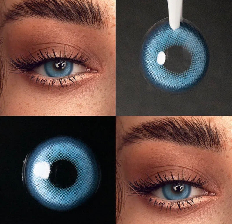 Unibling Magic Pop Ocean Contact Lenses for Eyes (1 Pair) - TUZZUT Qatar Online Shopping