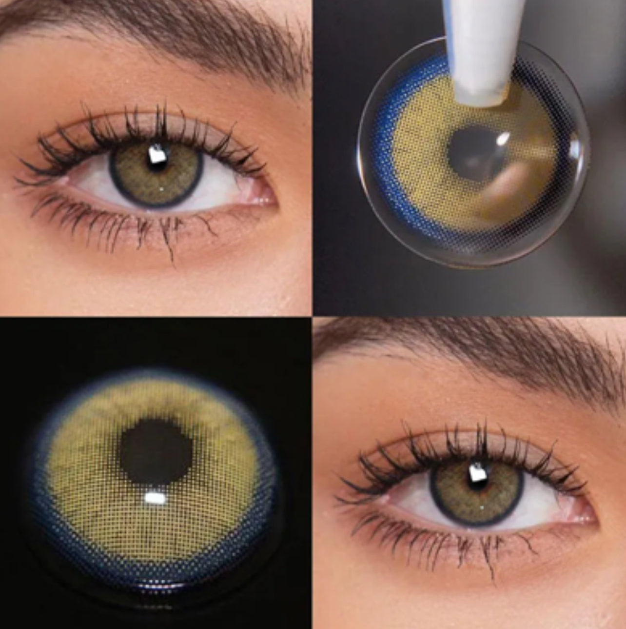 Unibling Neala Yellow Contact Lenses for Eyes (1 Pair) Unibling Neala Yellow Contact Lenses for Eyes (1 Pair)